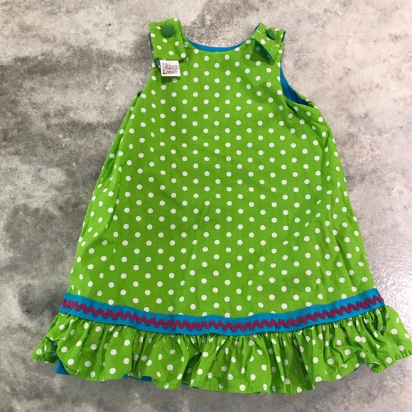 Mulberry Street Reversible Girl’s Owl Dress Size 3T - Picture 4 of 5
